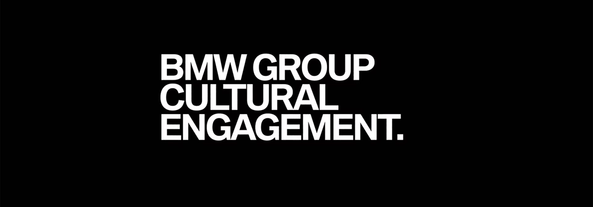 BMW Group Cultural Engagement, 2021