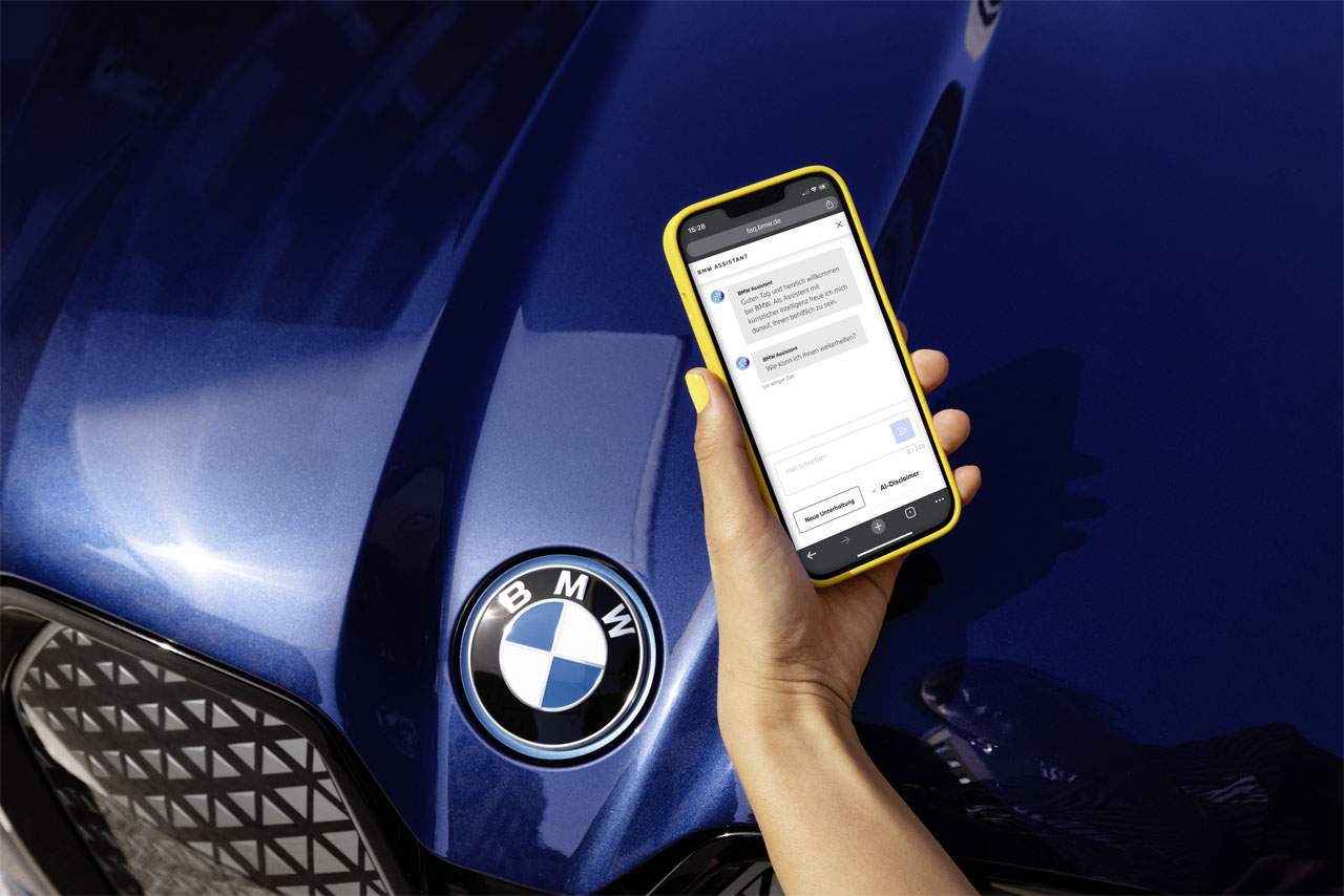 Bild von BMW Connect, das die Benutzeroberfläche und Funktionen der BMW Connect-App zeigt.