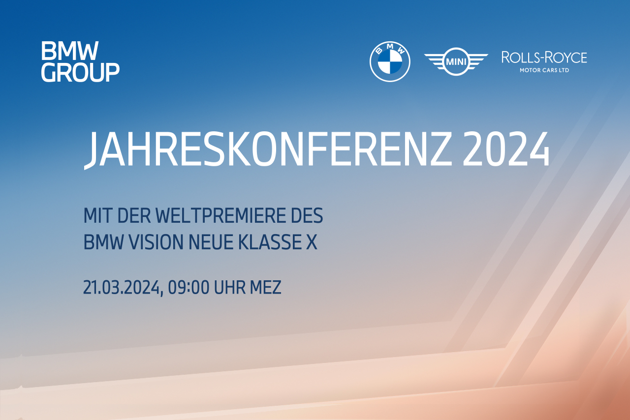 Key Visual BMW Group Jahreskonferenzen