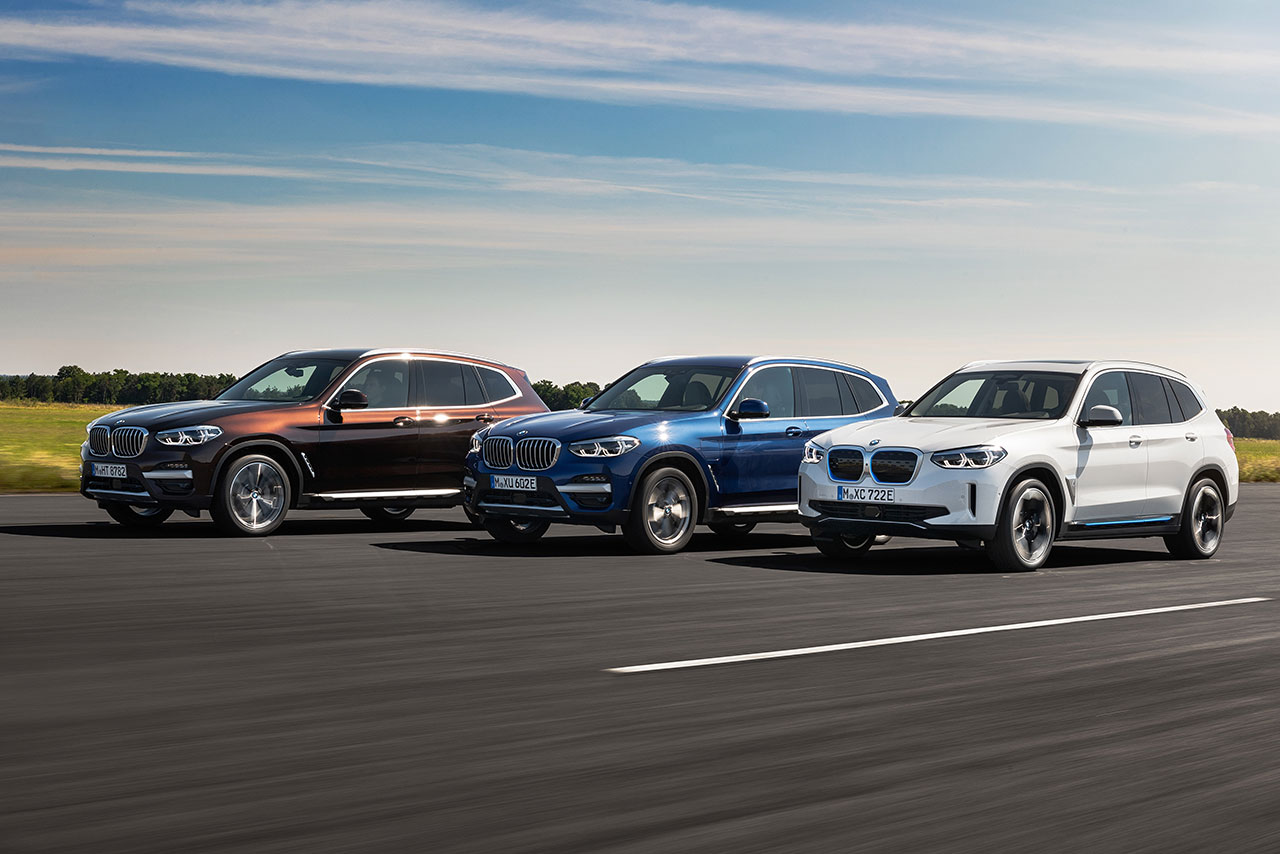 Verschiedene BMW Xi-Modelle