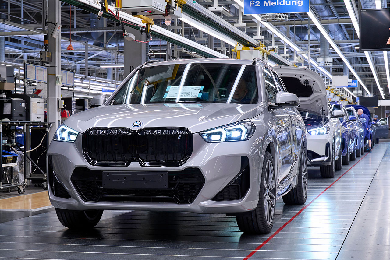 Production of the all-electric BMW iX1 at BMW Group Plant Regensburg