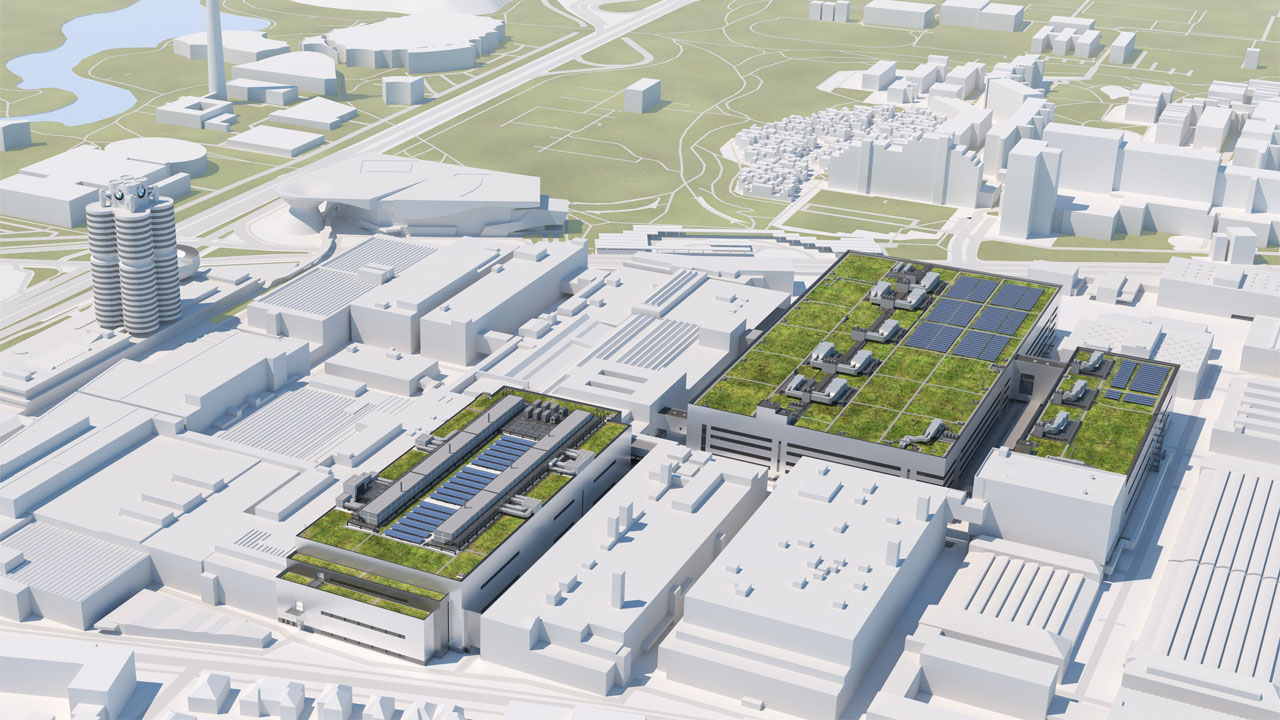 Visualisation of assembly and the bodyshop at BMW Group Plant Munich